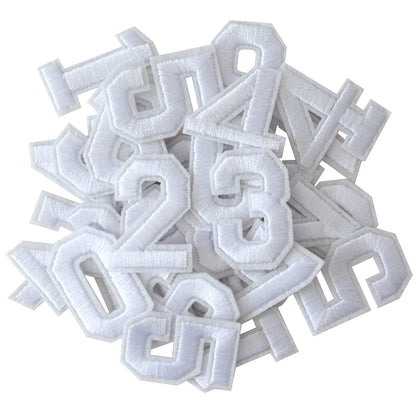 72 Pcs Iron On Letters & Numbers - Red Alphabet A - Z Veteran Patches