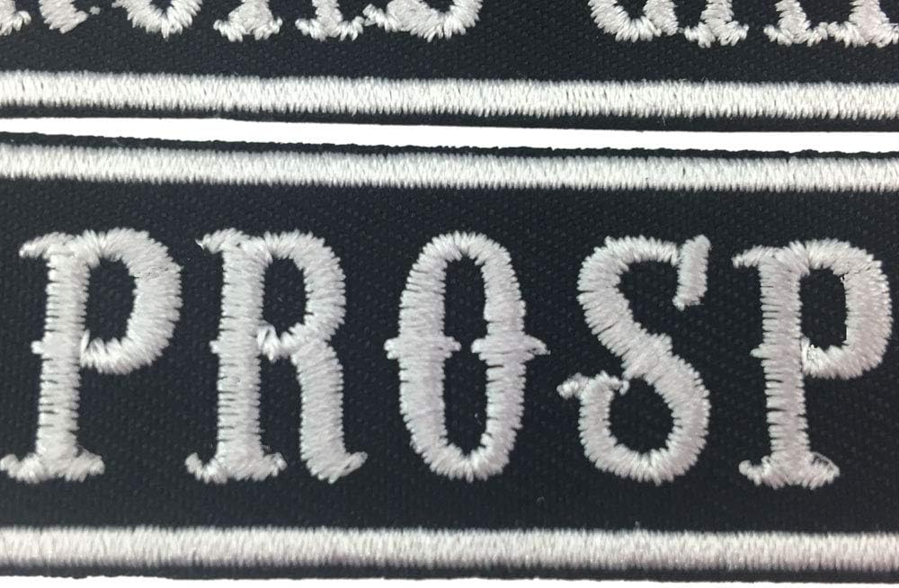 8 Pack MC Officer Title Patches - 4"x1" Embroidered Veteran Patches