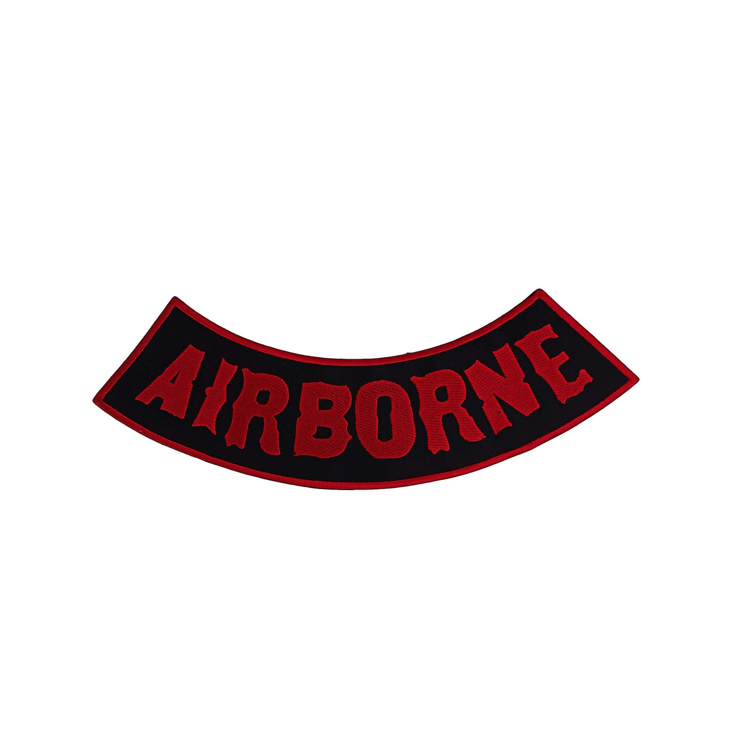 Airborne Military Rocker Patch - Veteran Biker Patch Veteran Patches
