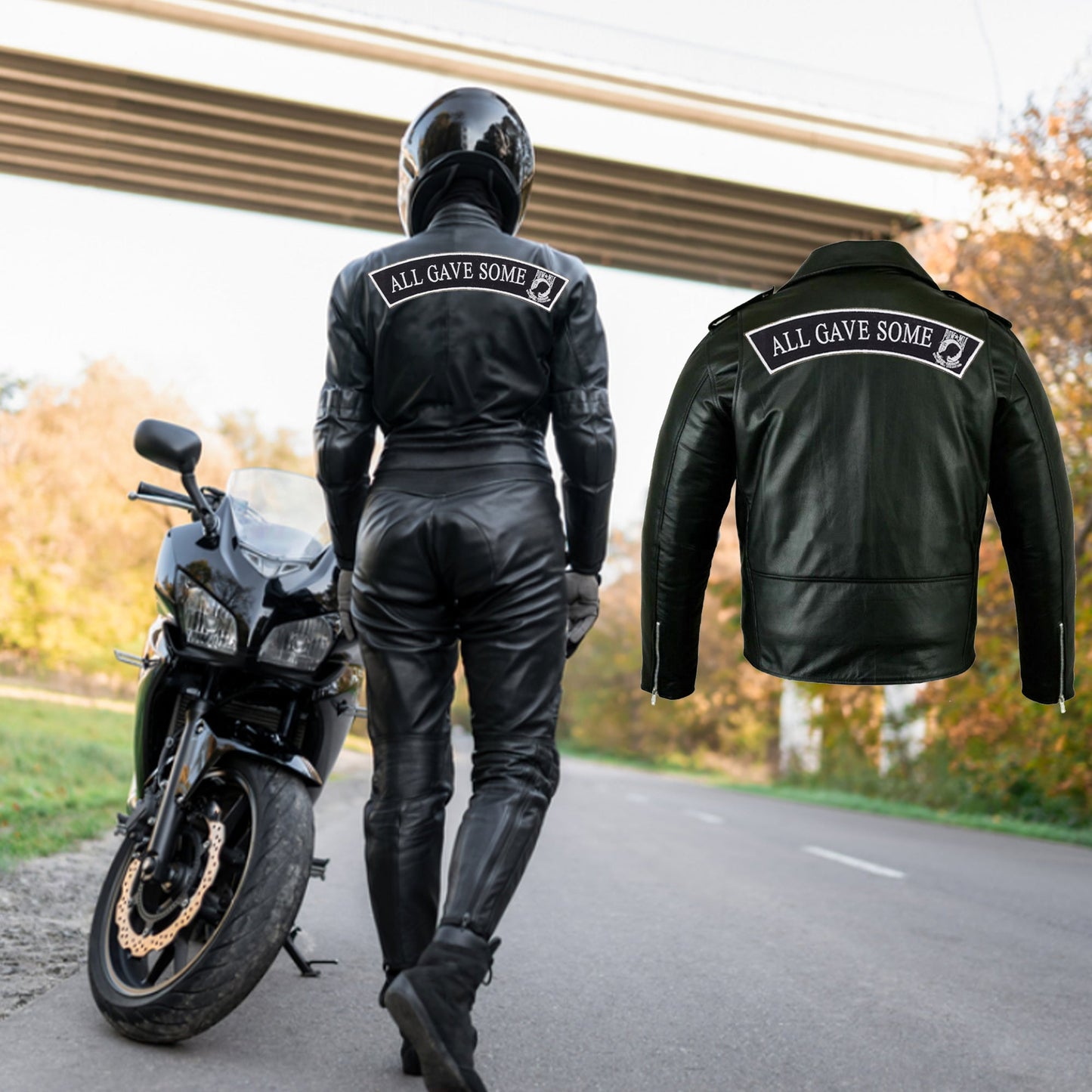 All Give Some POW MIA Military Rocker Patch - Veteran Biker Patch Veteran Patches