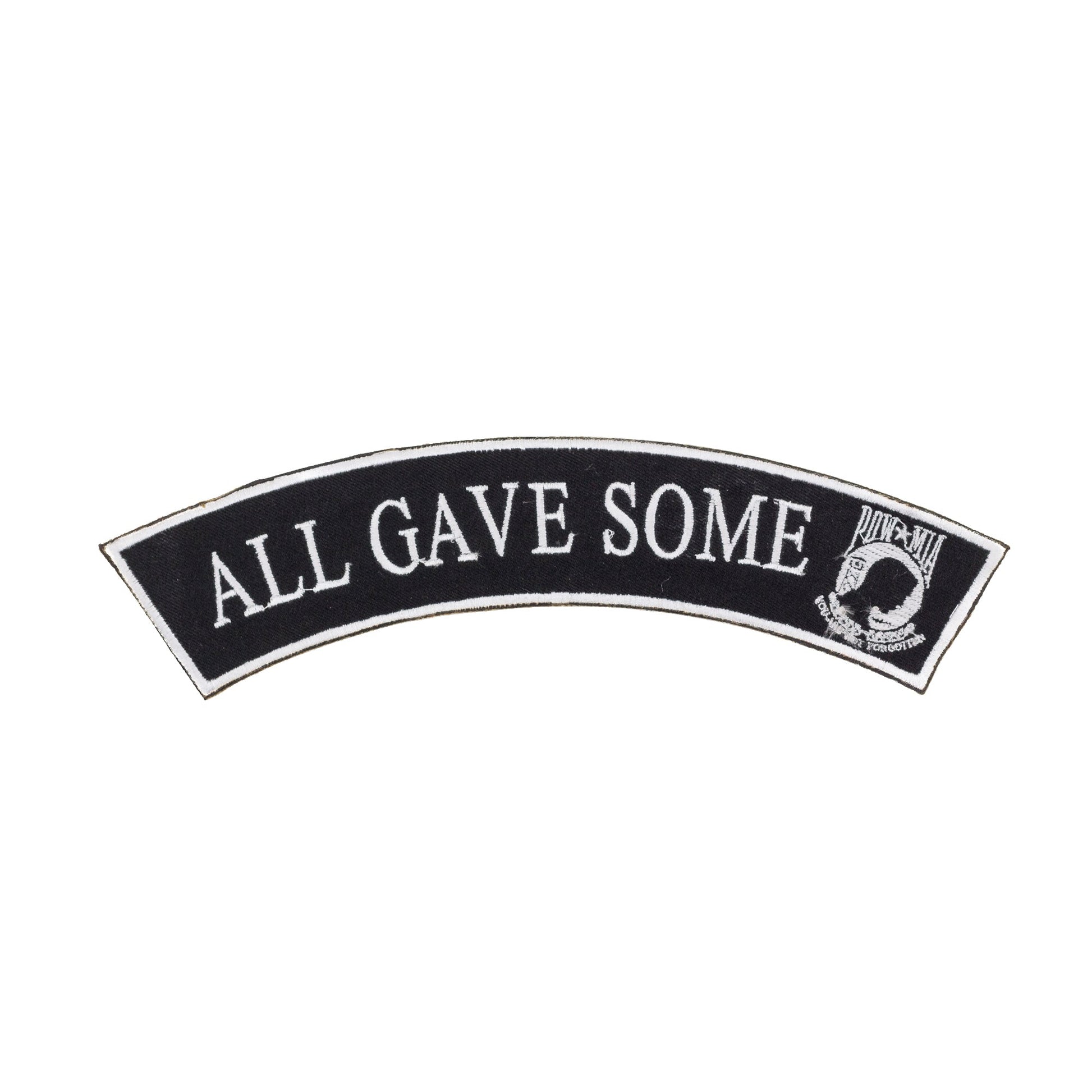 All Give Some POW MIA Military Rocker Patch - Veteran Biker Patch Veteran Patches