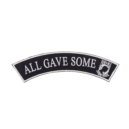 All Give Some POW MIA Military Rocker Patch - Veteran Biker Patch Veteran Patches