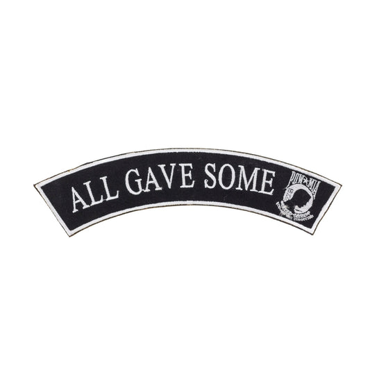 All Give Some POW MIA Military Rocker Patch - Veteran Biker Patch Veteran Patches