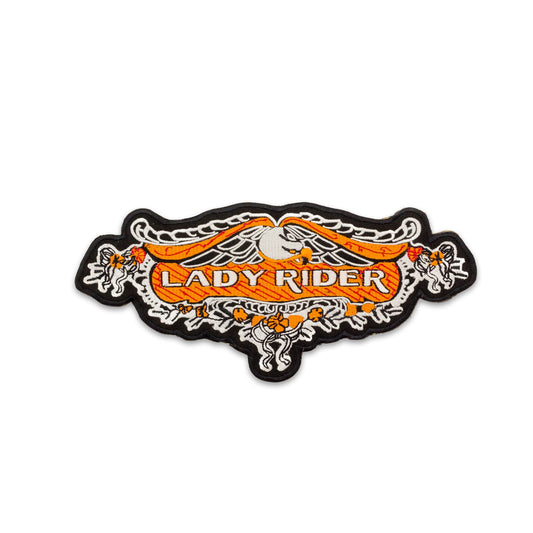 Eagle Lady Rider Center Patch - Motorcycle Biker Patch Veteran Patches