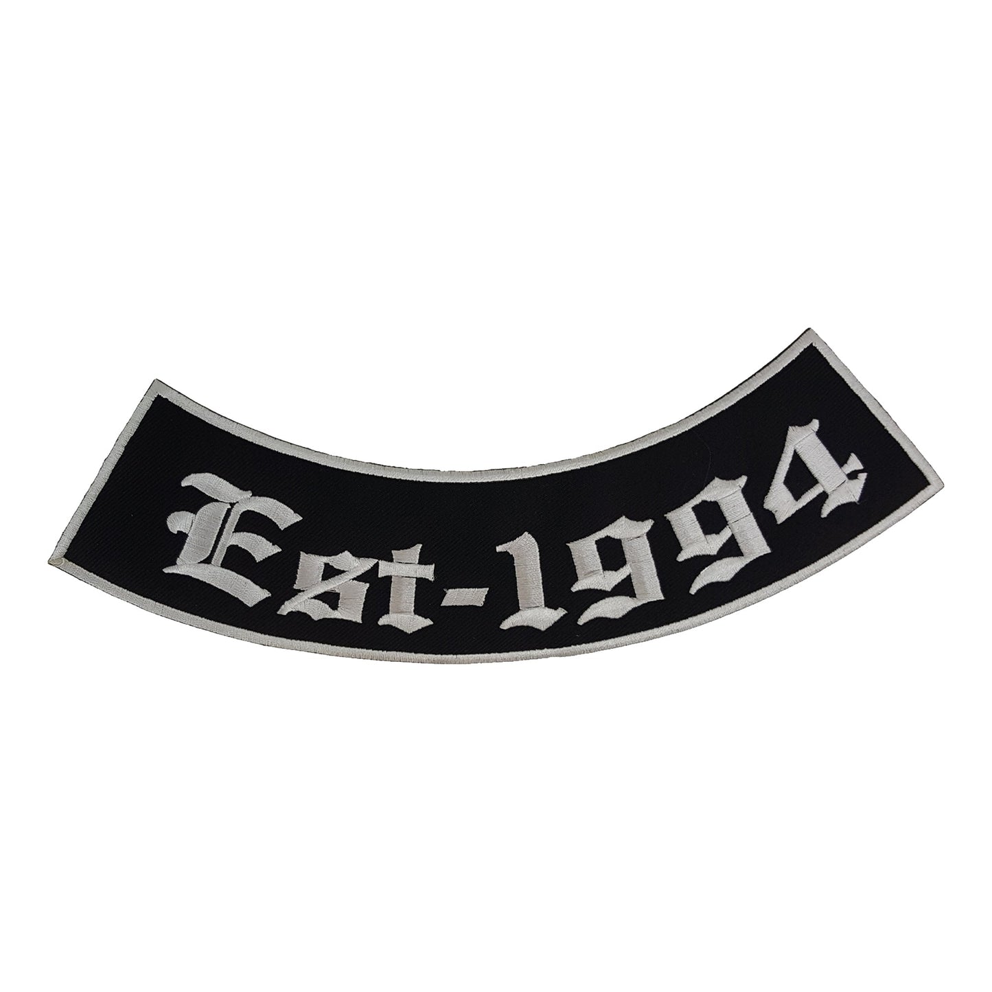 EST - 1994 Rocker Patch - Embroidered Biker Patch for Vest Veteran Patches