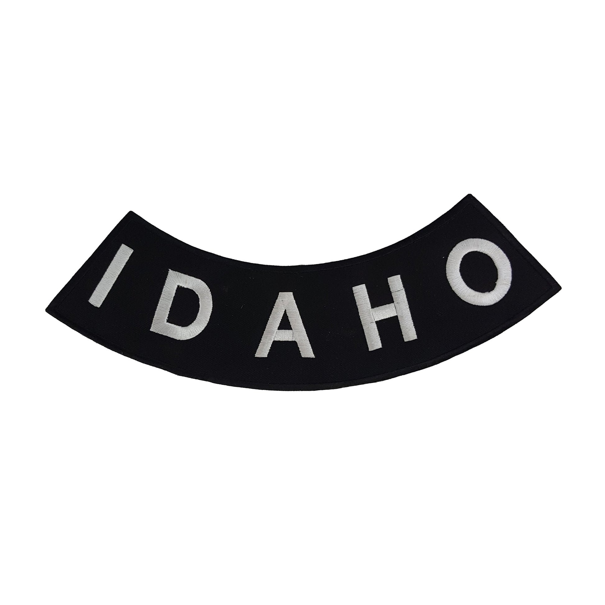 Idaho Rocker Patch - Embroidered Biker Patch for Vest Veteran Patches