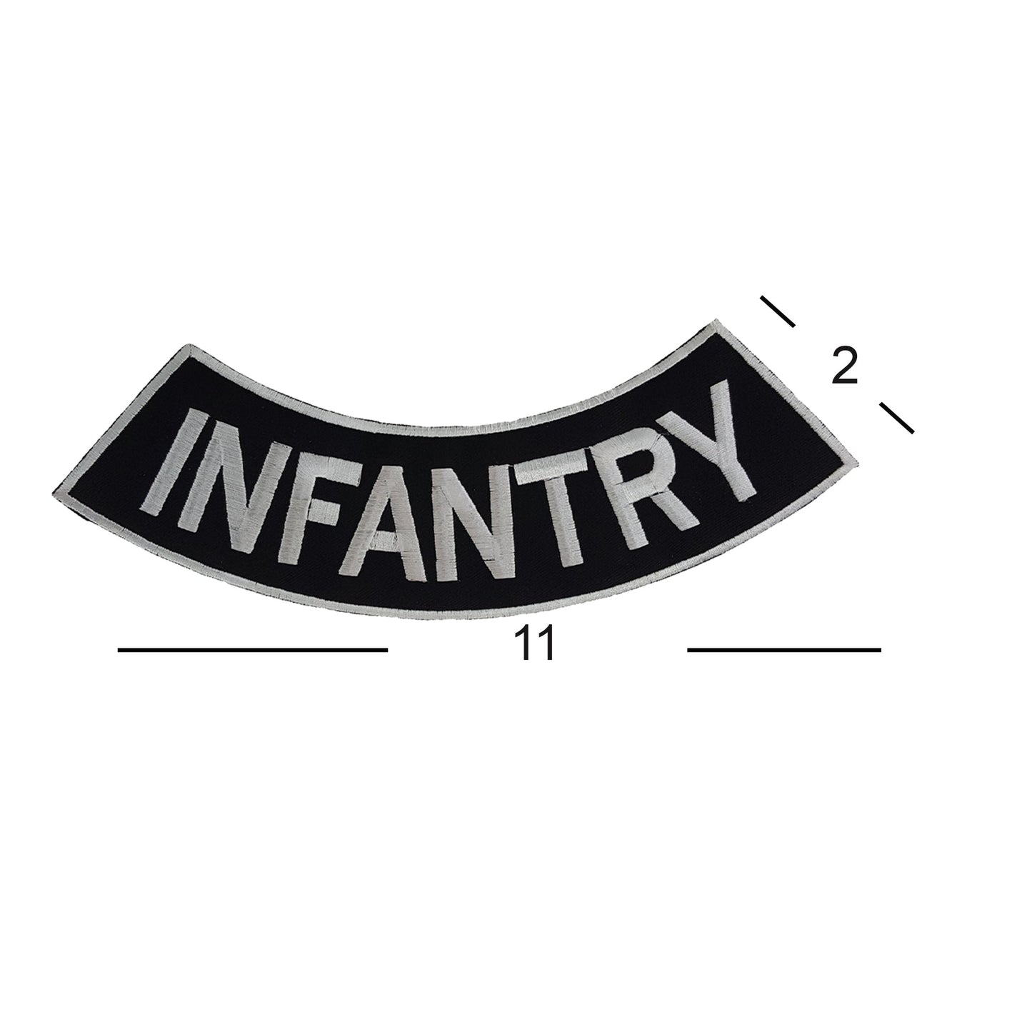 Infantry Military Rocker Patch - Veteran Biker Patch Veteran Patches