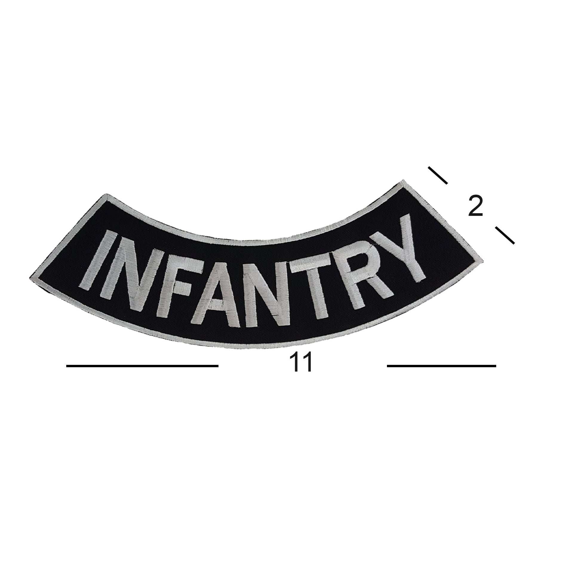 Infantry Military Rocker Patch - Veteran Biker Patch Veteran Patches