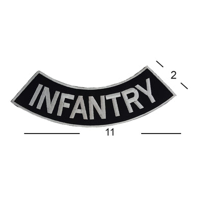 Infantry Military Rocker Patch - Veteran Biker Patch Veteran Patches