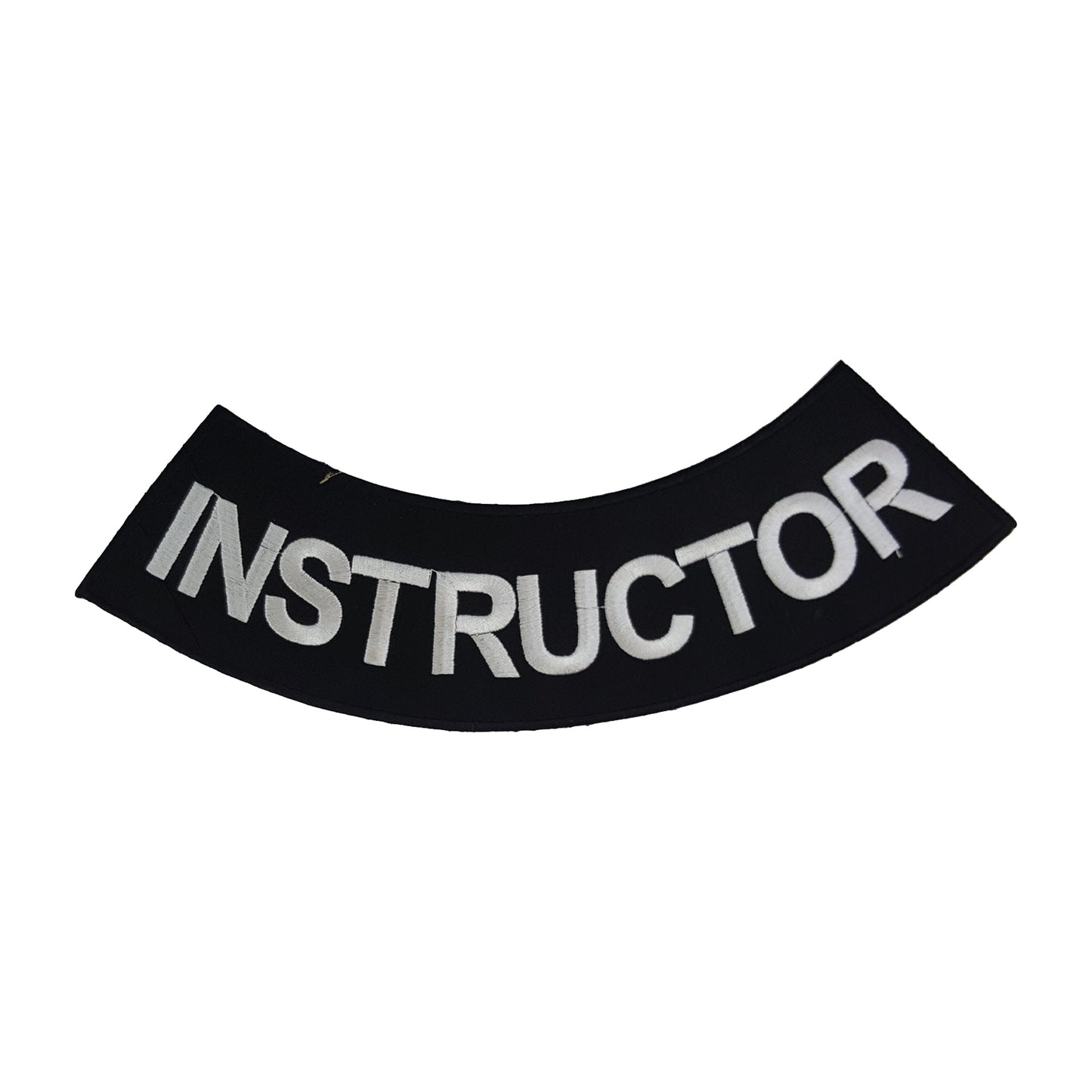Instructor Rocker Patch - Embroidered Biker Patch for Vest Veteran Patches