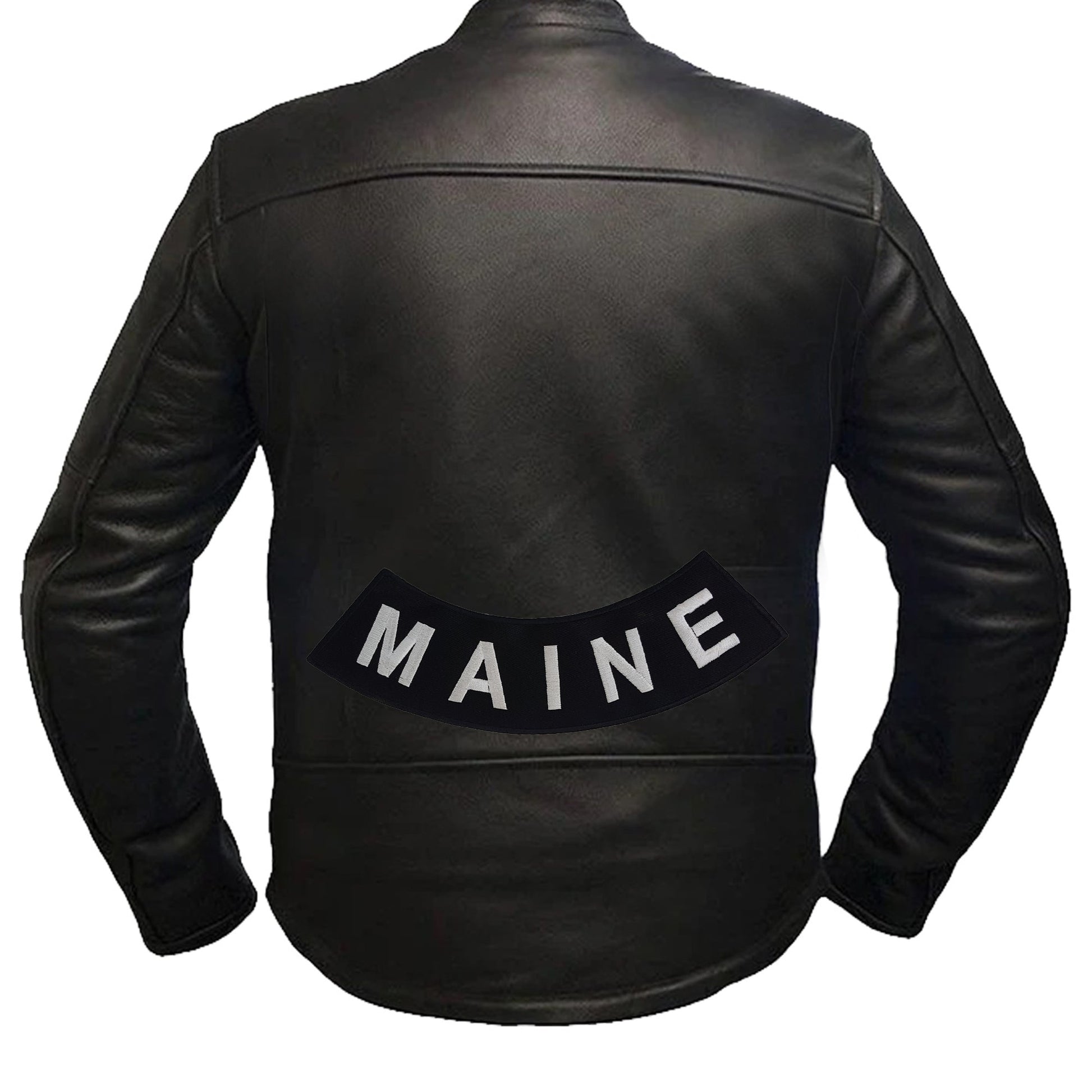 Maine Rocker Patch - Embroidered Biker Patch for Vest Veteran Patches