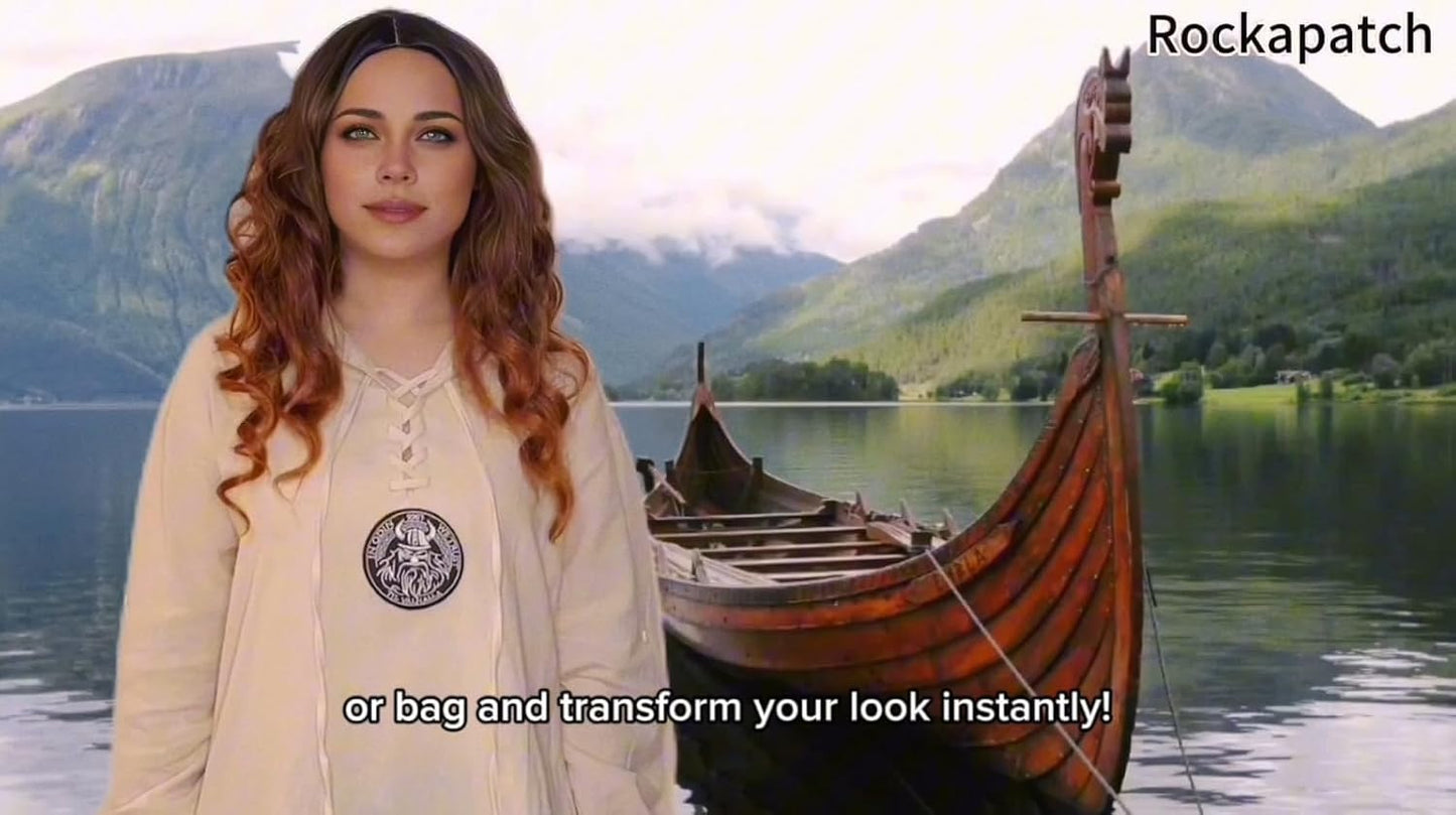 Norse Viking Compass Rune Patch - Iron On Embroidered Veteran Patches