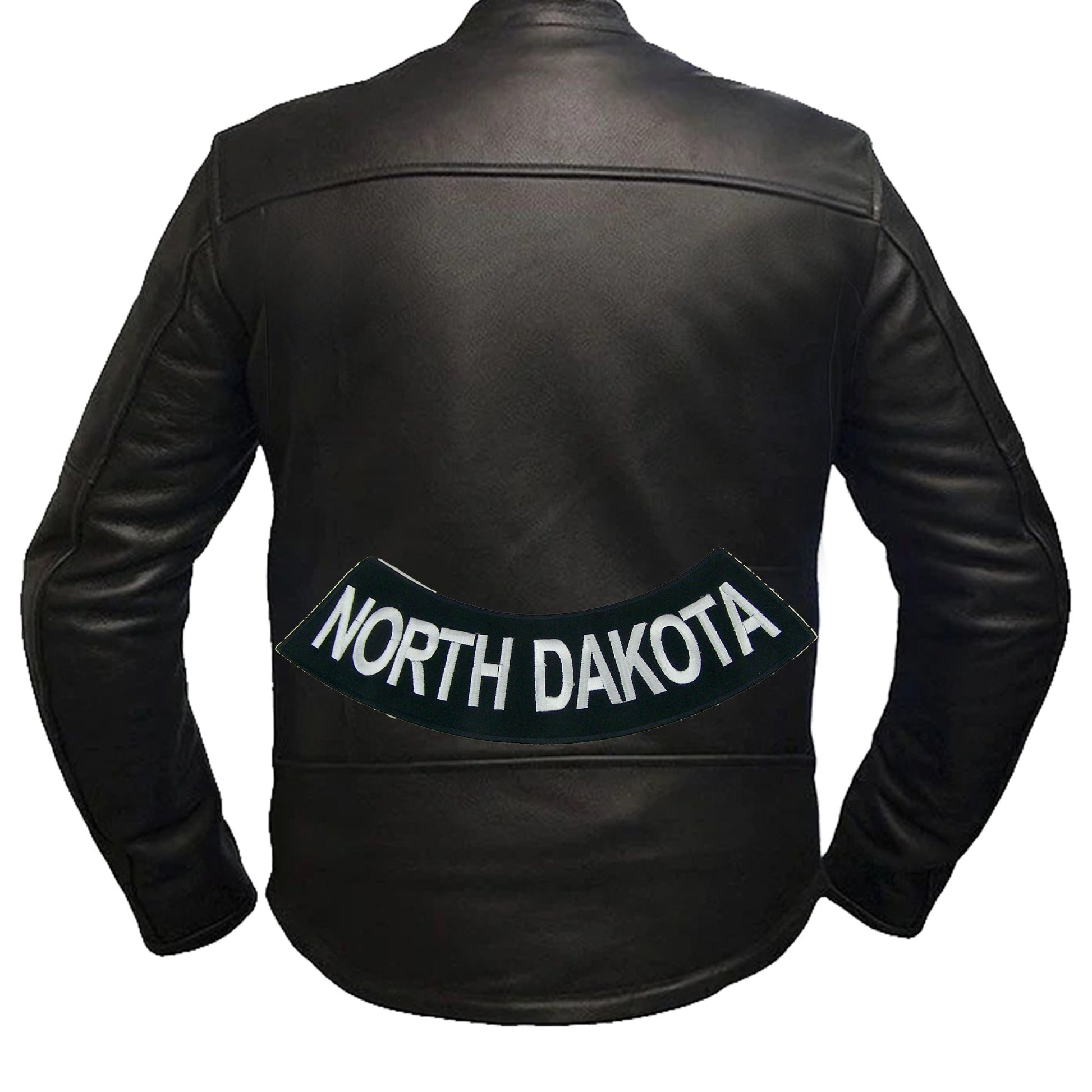 North Decota Rocker Patch - Embroidered Biker Patch for Vest Veteran Patches