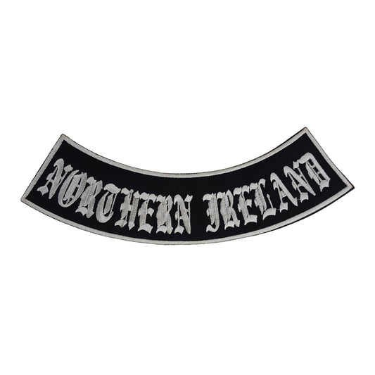 Northern Ireland Rocker Patch - Embroidered Biker Patch for Vest Veteran Patches