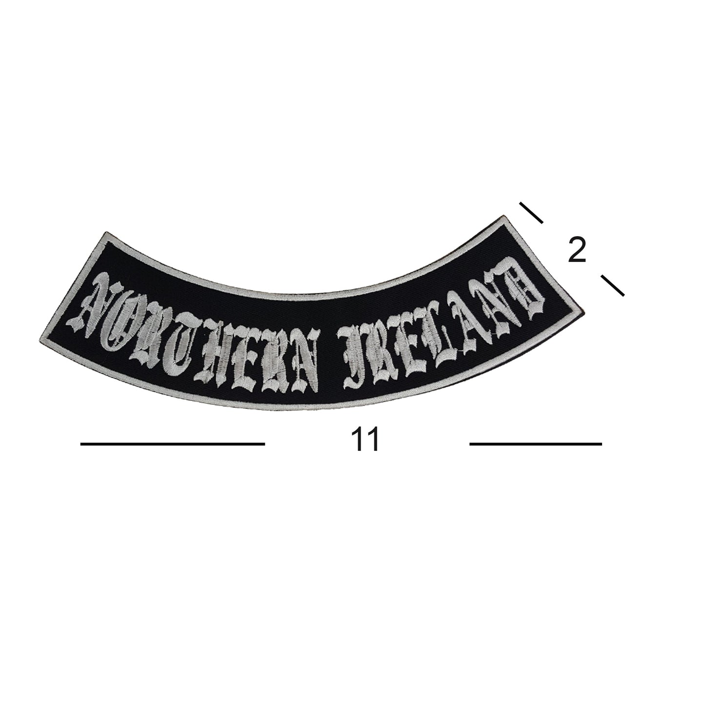 Northern Ireland Rocker Patch - Embroidered Biker Patch for Vest Veteran Patches