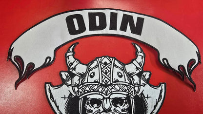 Odin Valhalla Large Patch Set - Iron On Embroidered Veteran Patches