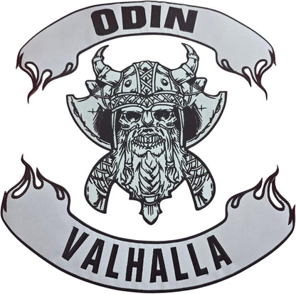 Odin Valhalla Large Patch Set - Iron On Embroidered Veteran Patches