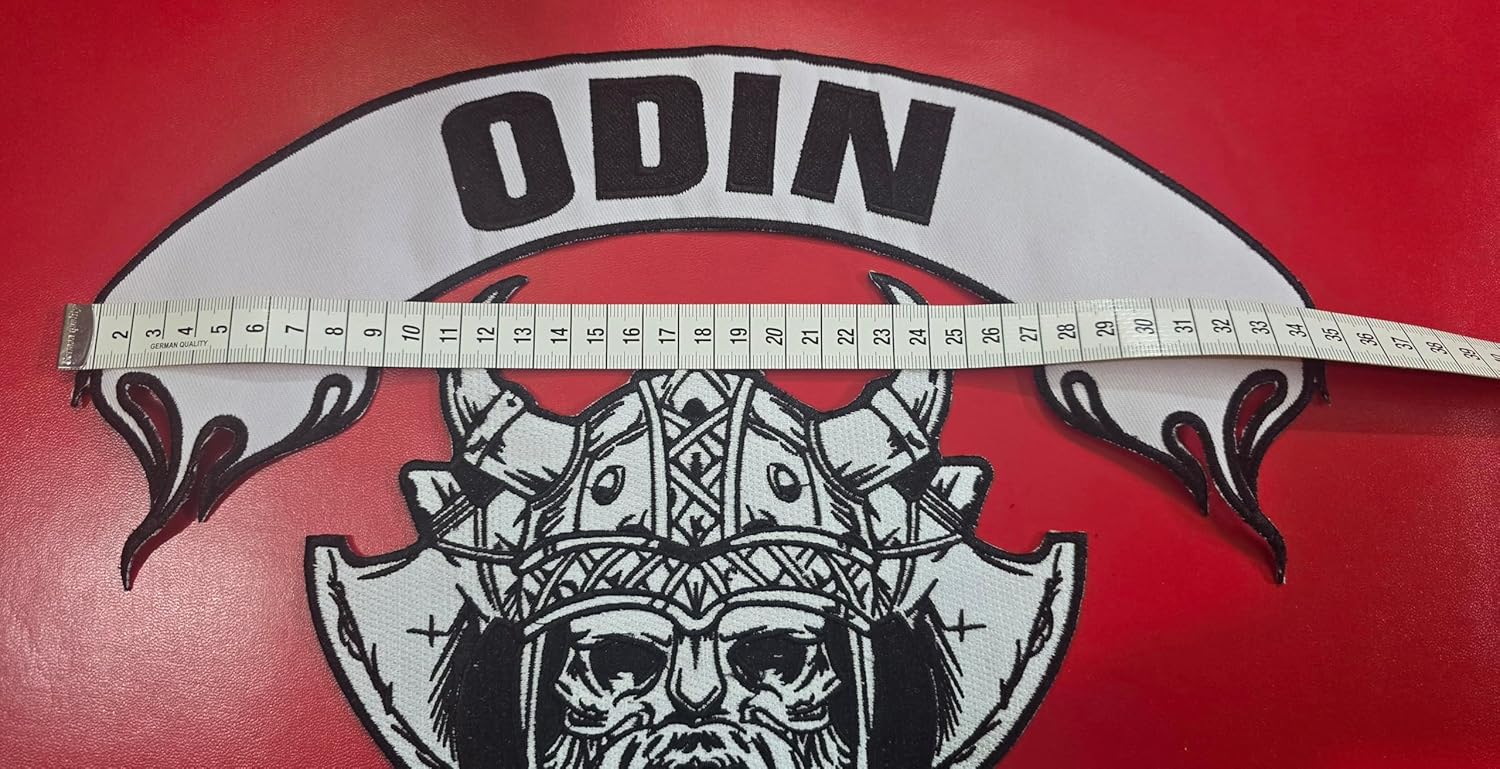 Odin Valhalla Large Patch Set - Iron On Embroidered Veteran Patches