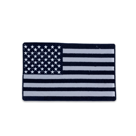 Reflective United State Flag Center Patch - Motorcycle Biker Patch Veteran Patches