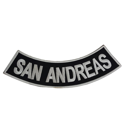 San Andreas Rocker Patch - Embroidered Biker Patch for Vest Veteran Patches