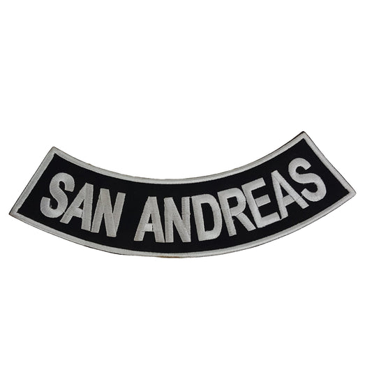 San Andreas Rocker Patch - Embroidered Biker Patch for Vest Veteran Patches