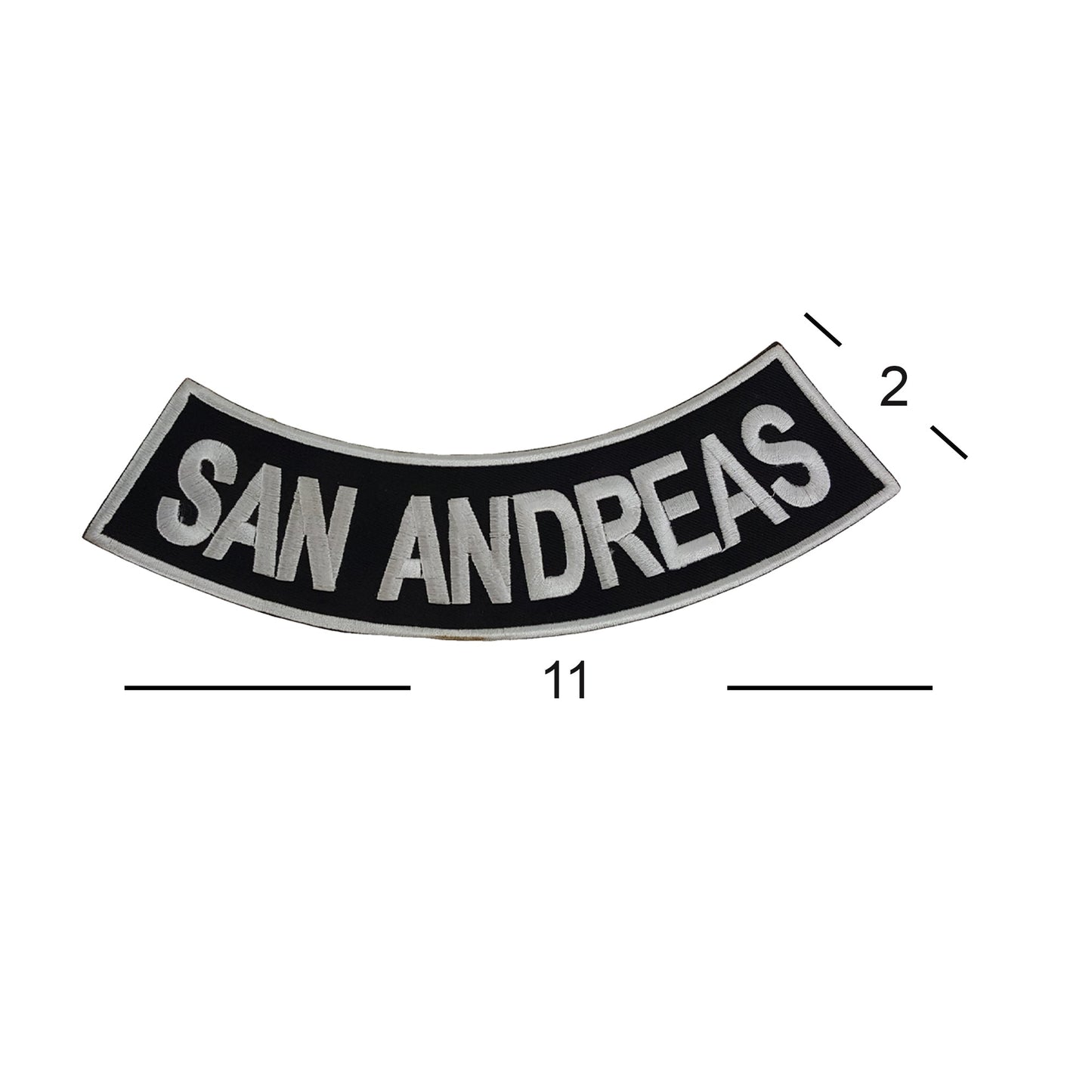 San Andreas Rocker Patch - Embroidered Biker Patch for Vest Veteran Patches