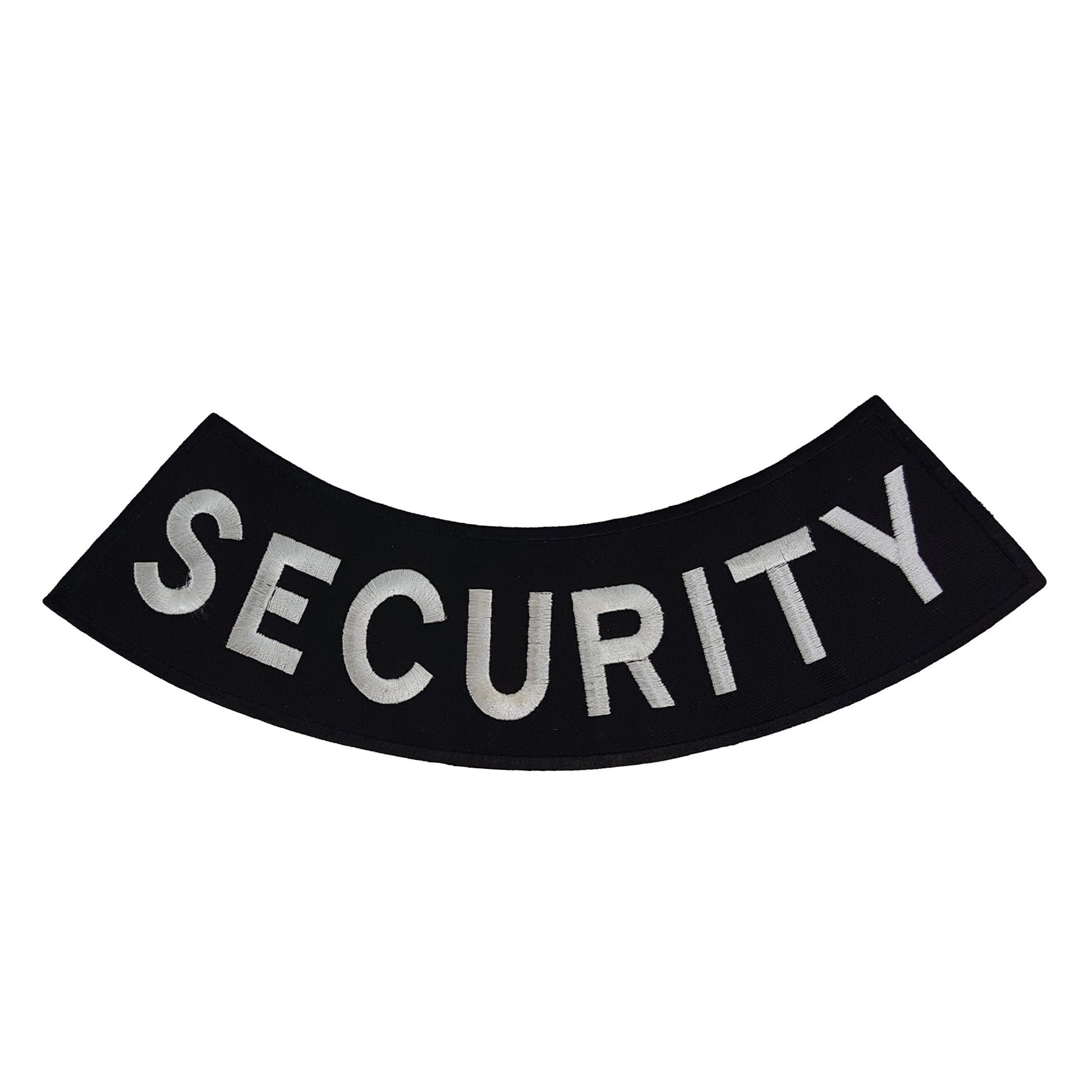 Security Rocker Patch - Embroidered Biker Patch for Vest Veteran Patches