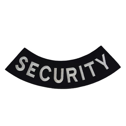 Security Rocker Patch - Embroidered Biker Patch for Vest Veteran Patches