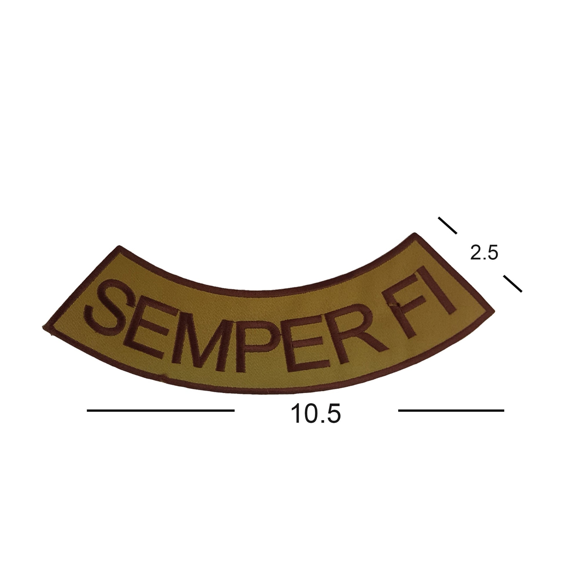 Semper FI Military Rocker Patch - Veteran Biker Patch Veteran Patches