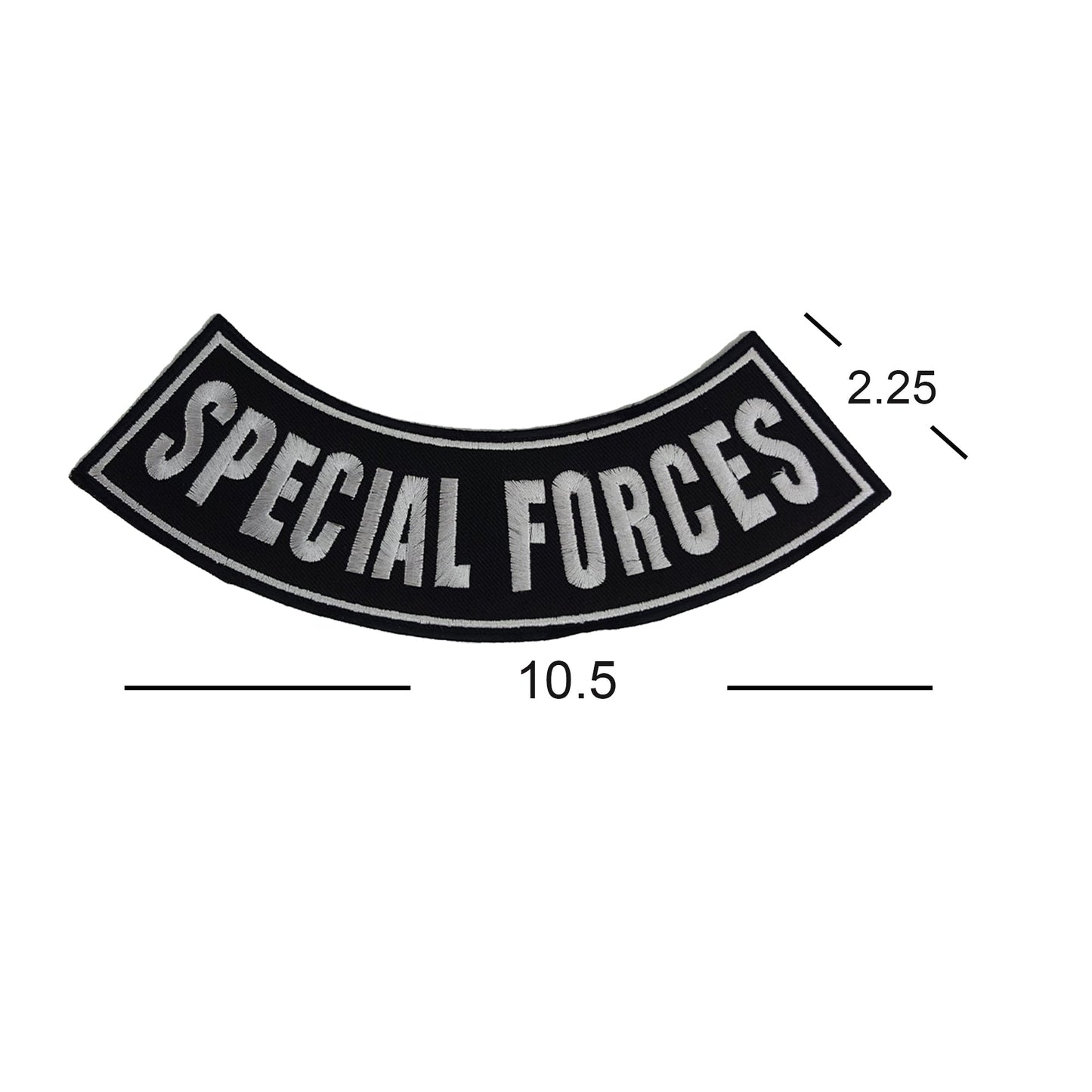 Special Forces Rocker Patch - Embroidered Biker Patch for Vest Veteran Patches