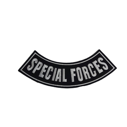 Special Forces Rocker Patch - Embroidered Biker Patch for Vest Veteran Patches