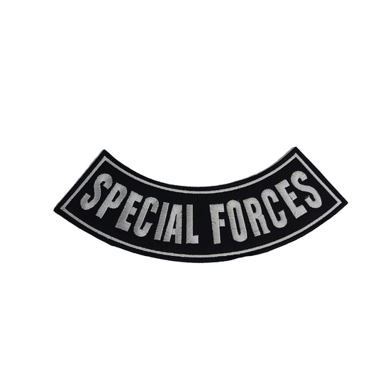 Special Forces Rocker Patch - Embroidered Biker Patch for Vest Veteran Patches