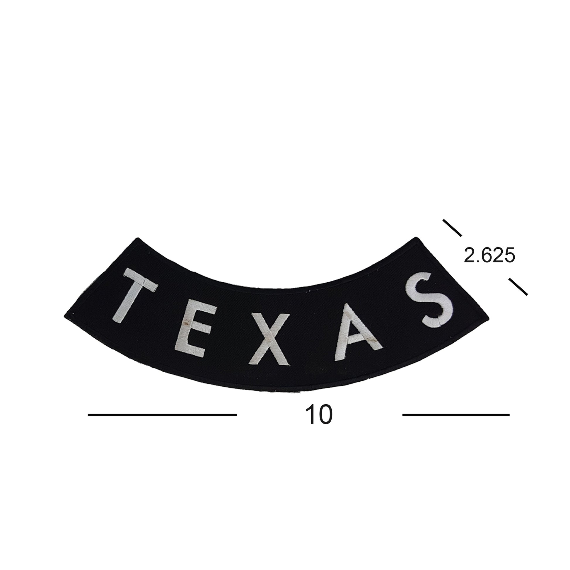 Taxas Rocker Patch - Embroidered Biker Patch for Vest Veteran Patches