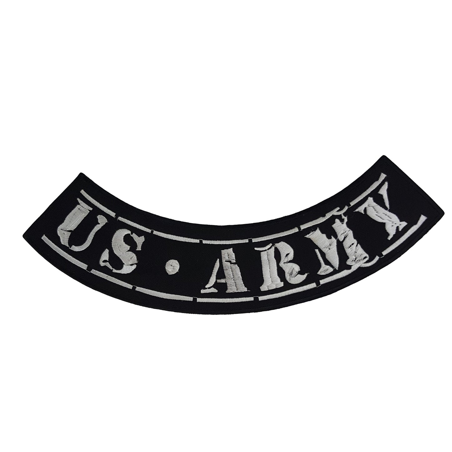 US Army Bold Military Rocker Patch - Veteran Biker Patch Veteran Patches