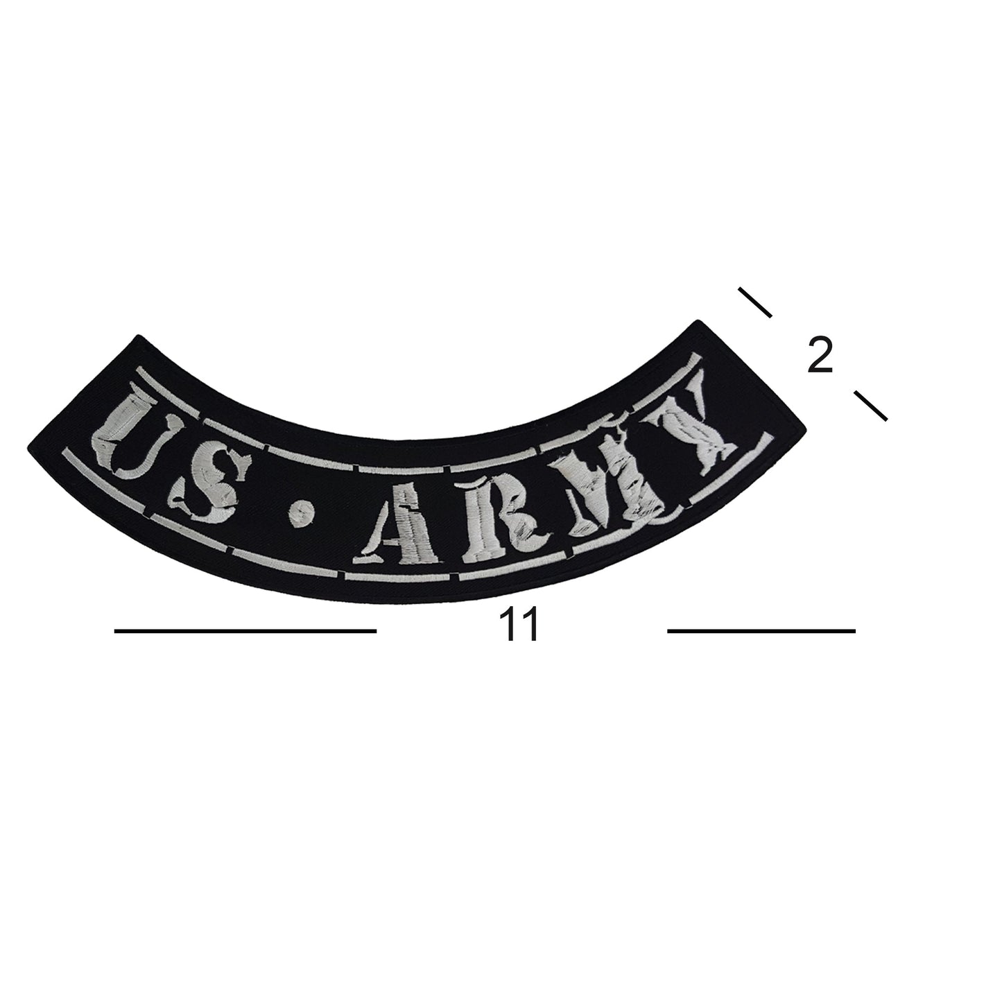 US Army Bold Military Rocker Patch - Veteran Biker Patch Veteran Patches