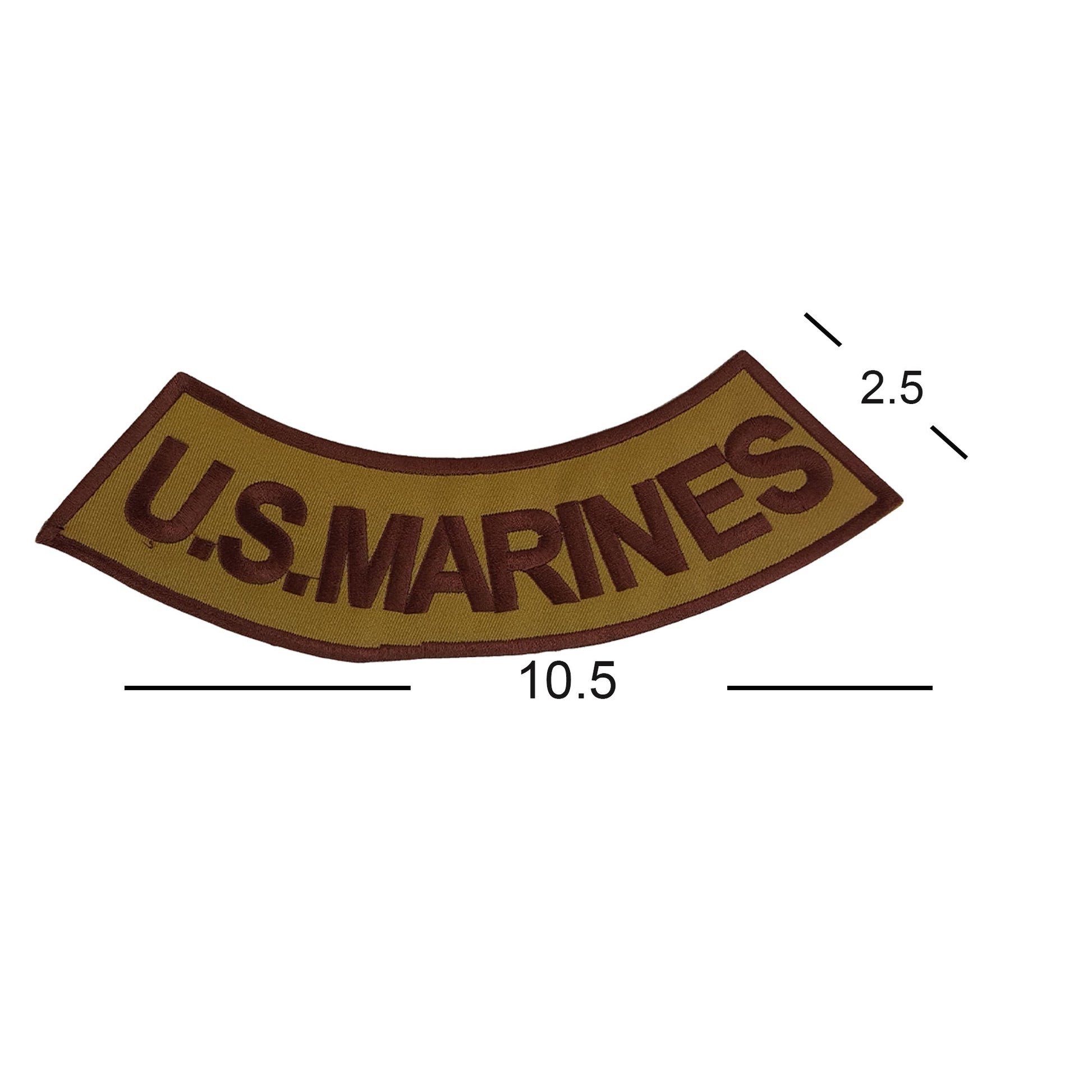 U.S.Marines Military Rocker Patch - Veteran Biker Patch Veteran Patches