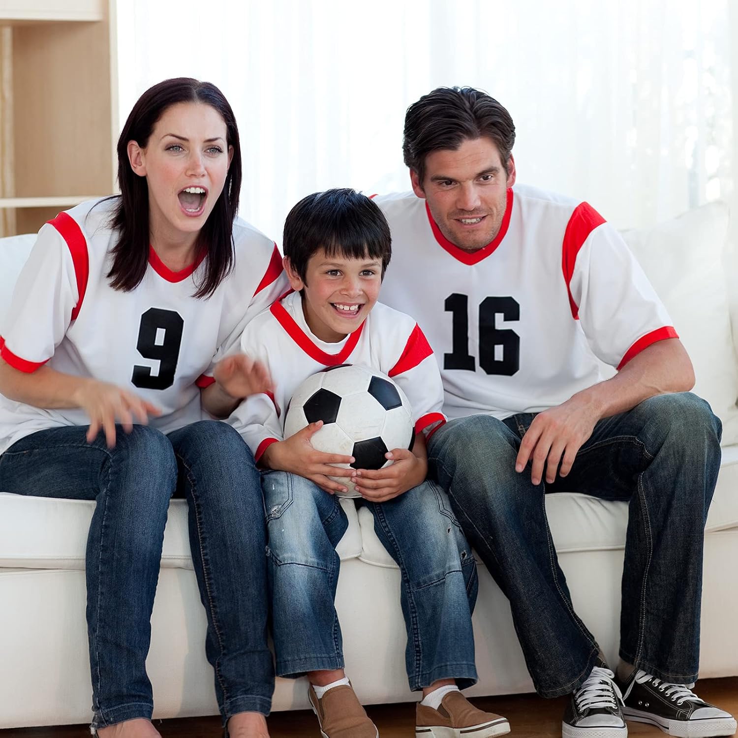 Zonon 22 Pcs Iron On Numbers 0 - 9 - Black White 8" Veteran Patches