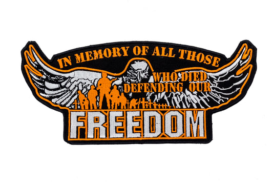 Freedom in the Memory of All Center Patch - Motorcycle Biker Patch