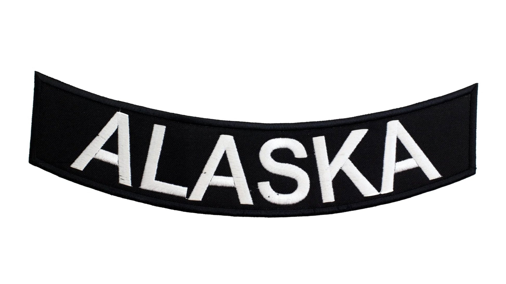 Alaska Rocker Patch - Embroidered Biker Patch for Vest Veteran Patches