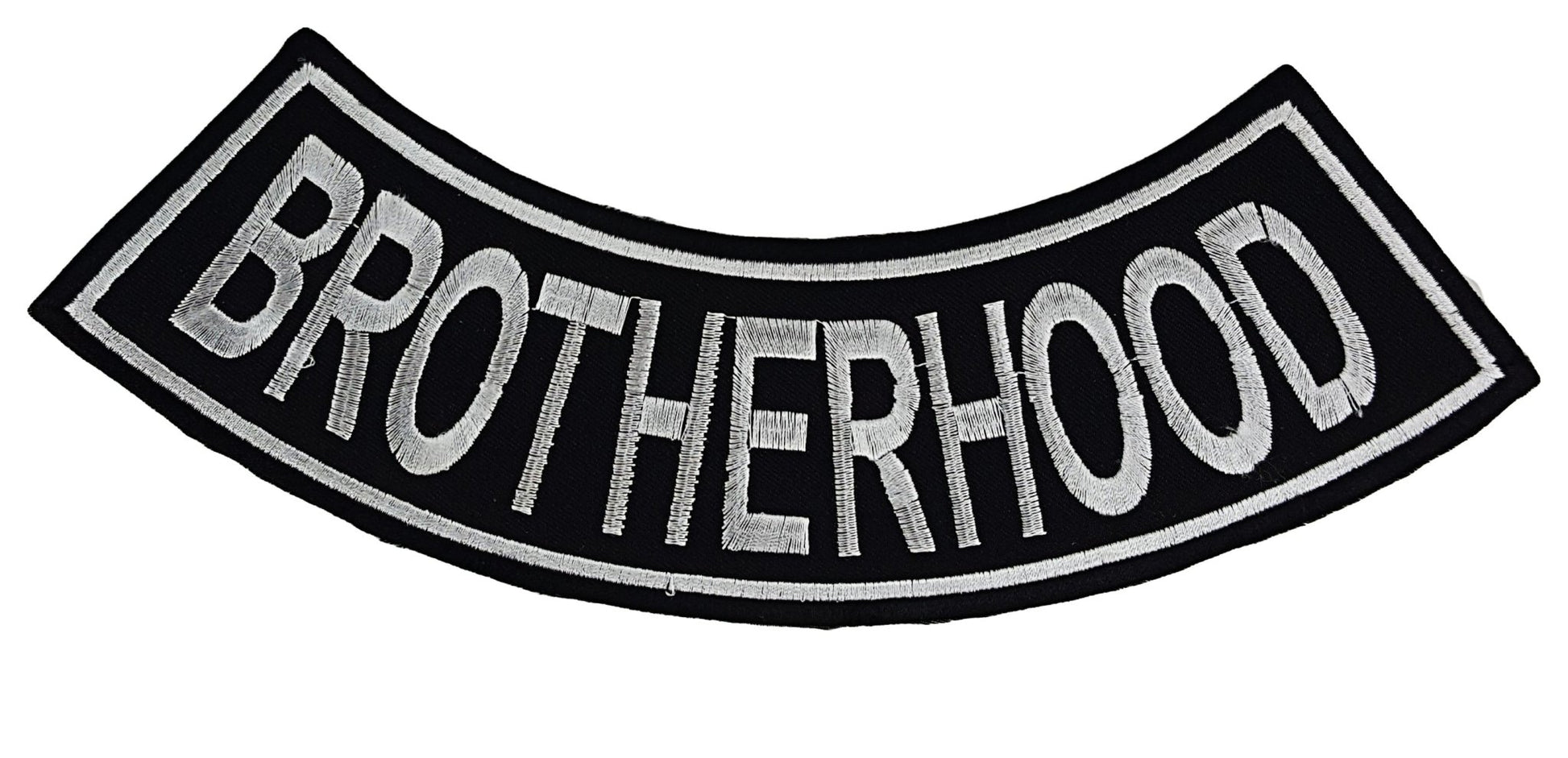 Brotherhood Rocker Patch - Embroidered Biker Patch for Vest Veteran Patches