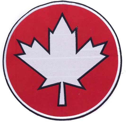 Canada Round Center Patch - Motorcycle Biker Patch Veteran Patches