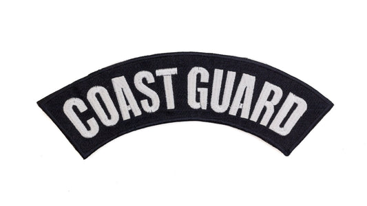 Coast Guard Military Rocker Patch - Veteran Biker Patch Veteran Patches