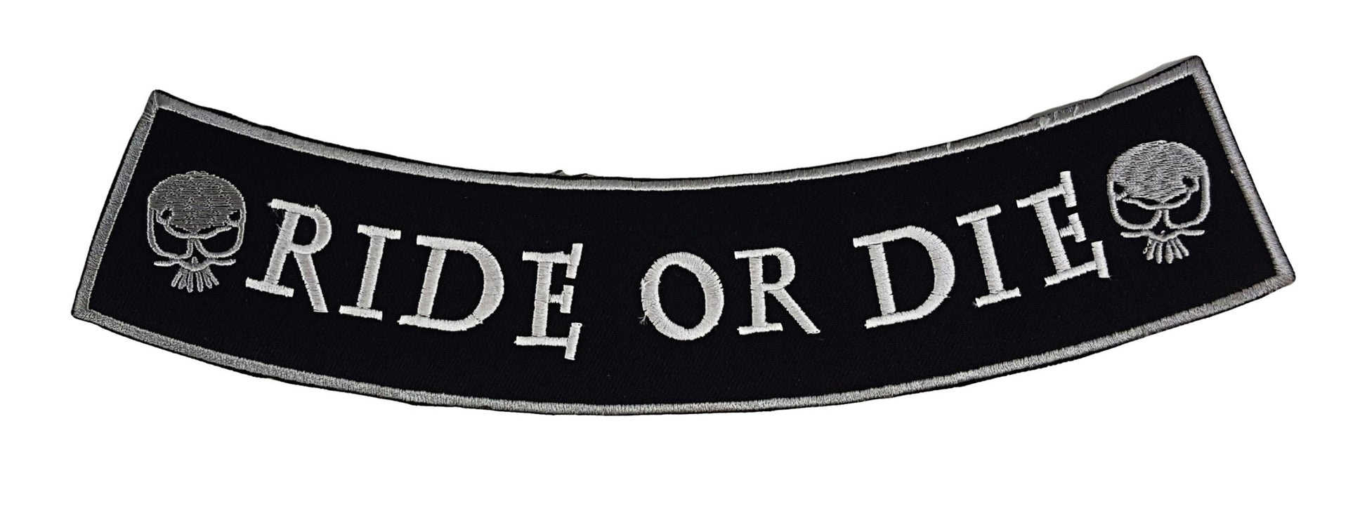 Die or Ride Rocker Patch - Embroidered Biker Patch for Vest Veteran Patches