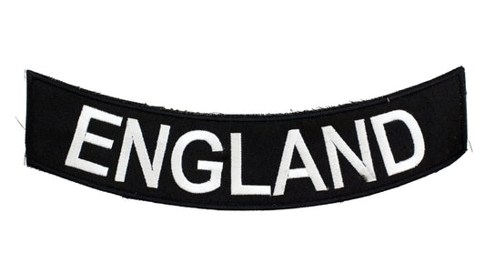 England Rocker Patch - Embroidered Biker Patch for Vest Veteran Patches