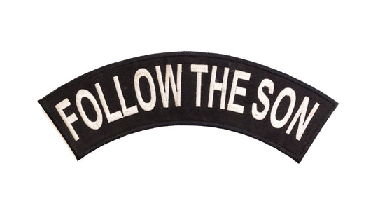 Follow the Son Rocker Patch - Embroidered Biker Patch for Vest Veteran Patches