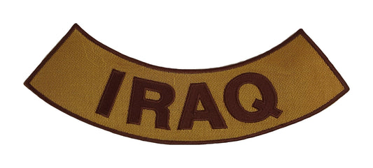 Iraq Military Rocker Patch - Veteran Biker Patch Veteran Patches
