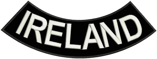 Irland Rocker Patch - Embroidered Biker Patch for Vest Veteran Patches