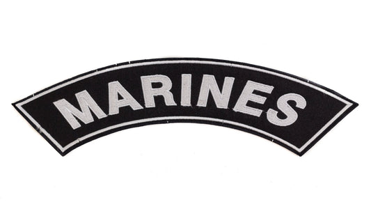 Marines Military Rocker Patch - Veteran Biker Patch Veteran Patches