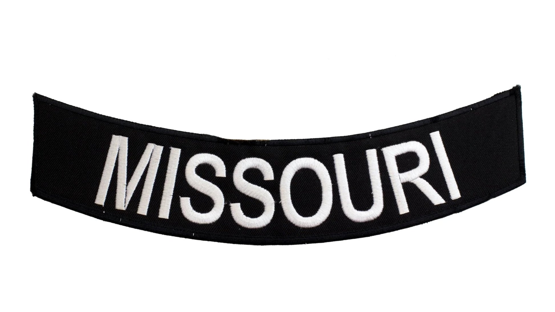 Missouri Rocker Patch - Embroidered Biker Patch for Vest Veteran Patches