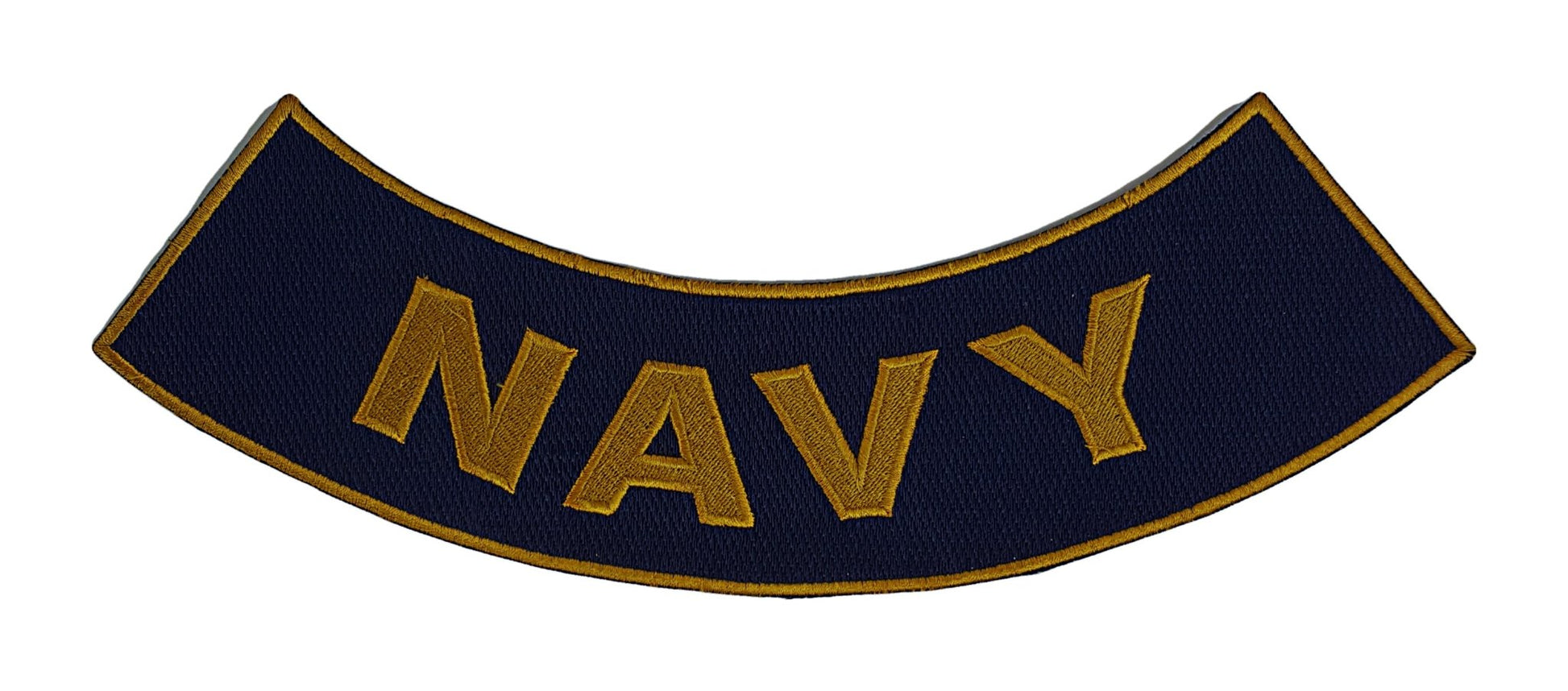 Navy Military Rocker Patch - Veteran Biker Patch Veteran Patches